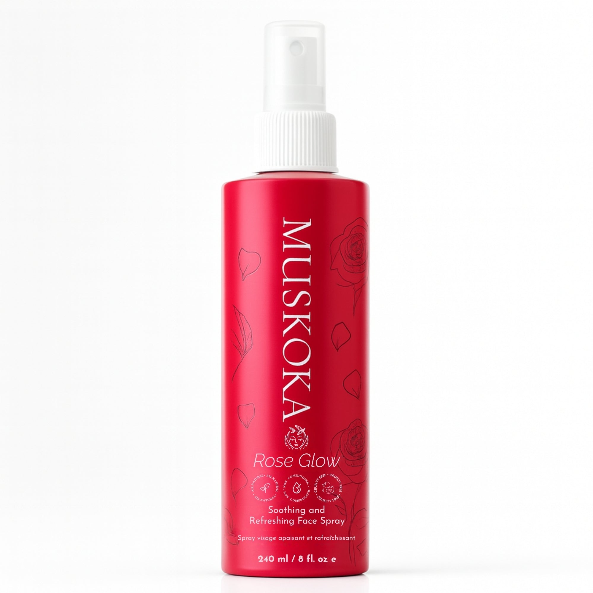 Rose Glow Hypochlorous Acid Facial Mist with Rose Water