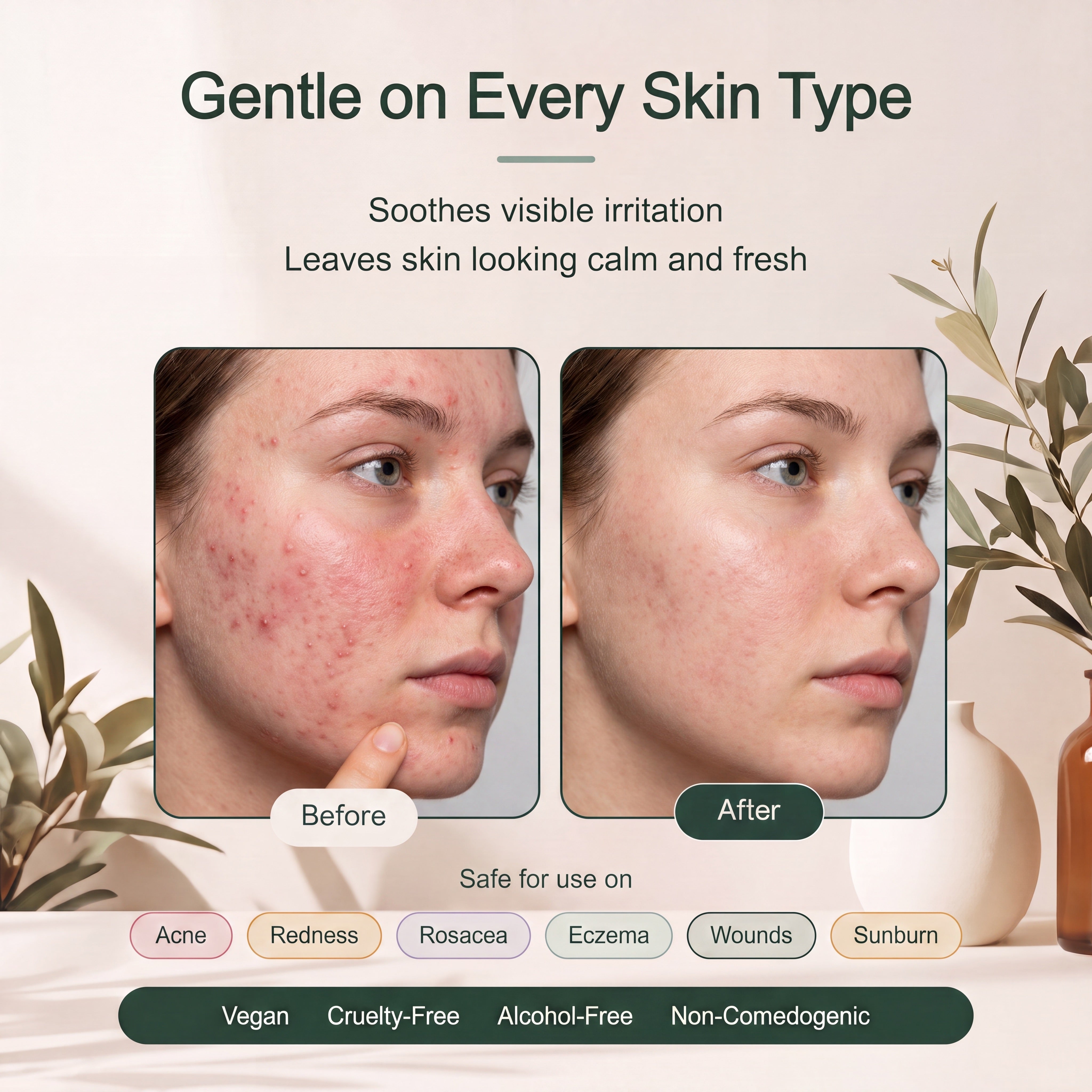 Nature's Dew Unscented Hypochlorous Acid Facial Mist